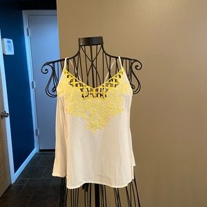 Embroidered tank top